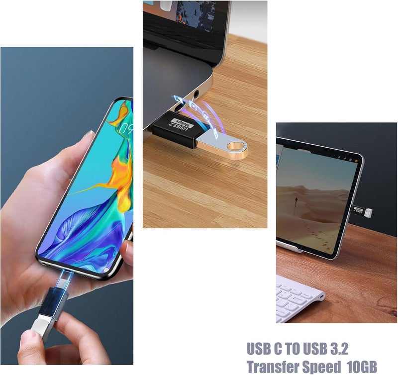 Pastall 𝟒𝐏𝐚𝐜𝐤 𝐔𝐩𝐠𝐫𝐚𝐝𝐞𝐝 Usb3.1 to USB C Adapter.USB Type C Male to USB 3.1 Female OTG Converter.Usbc to USB Adapter for iPhone 15 Pro Max Plus,MacBook Pro Air,Samsung Galaxy,ipad - Image 4